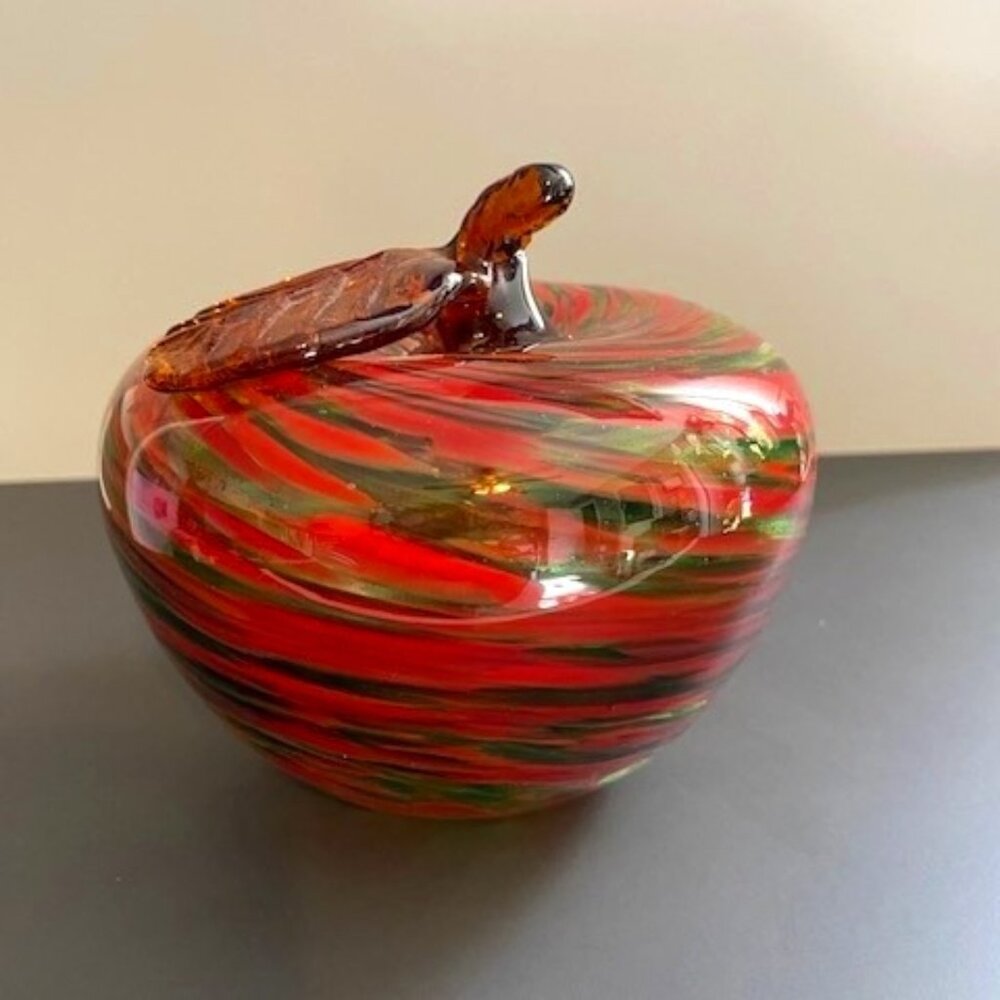 Blown Glass Apple